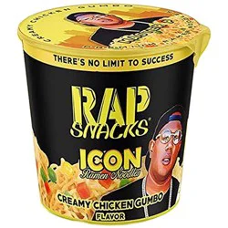 Rap Snacks Ramen Noodles Creamy Chicken Gumbo