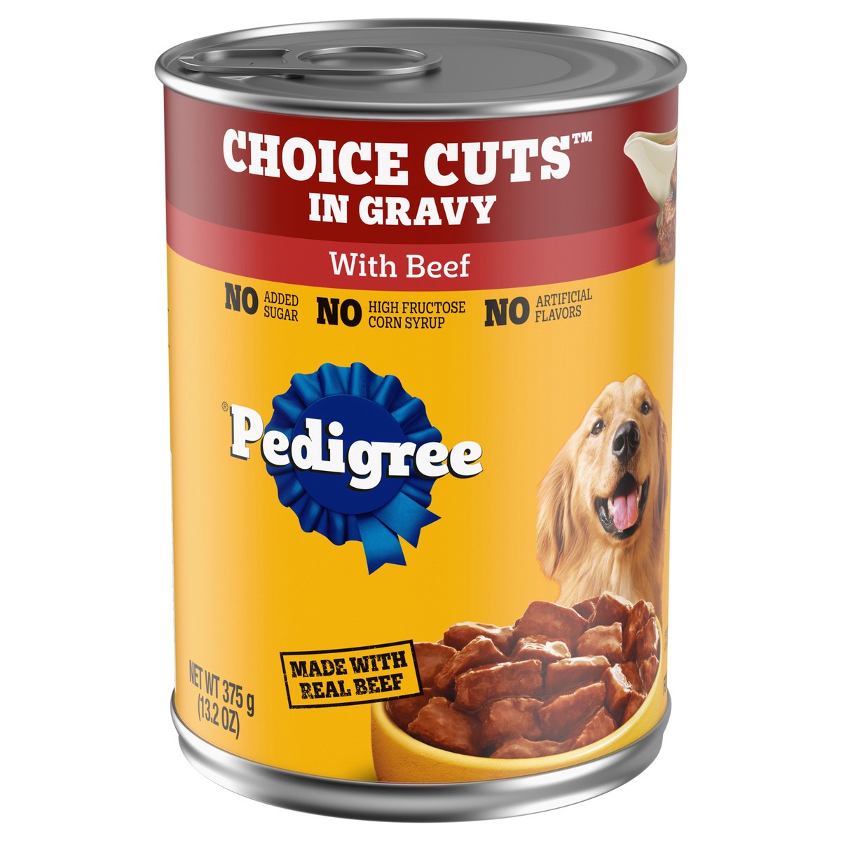 slide 1 of 9, Pedigree Choice Cuts in Gravy with Beef Food for Dogs 13.2 oz, 13.2 oz