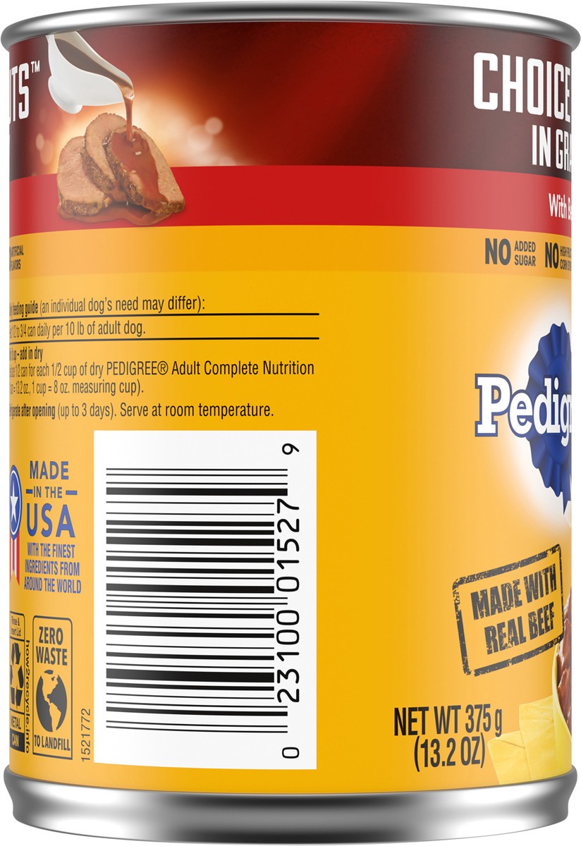 slide 9 of 9, Pedigree Choice Cuts in Gravy with Beef Food for Dogs 13.2 oz, 13.2 oz