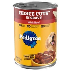 Pedigree Choice Cuts in Gravy with Beef Food for Dogs 13.2 oz