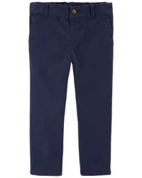 Carter's Baby Flat-Front Pants Navy 6M