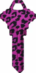 Hillman Diva Metallic Leopard Key Blank