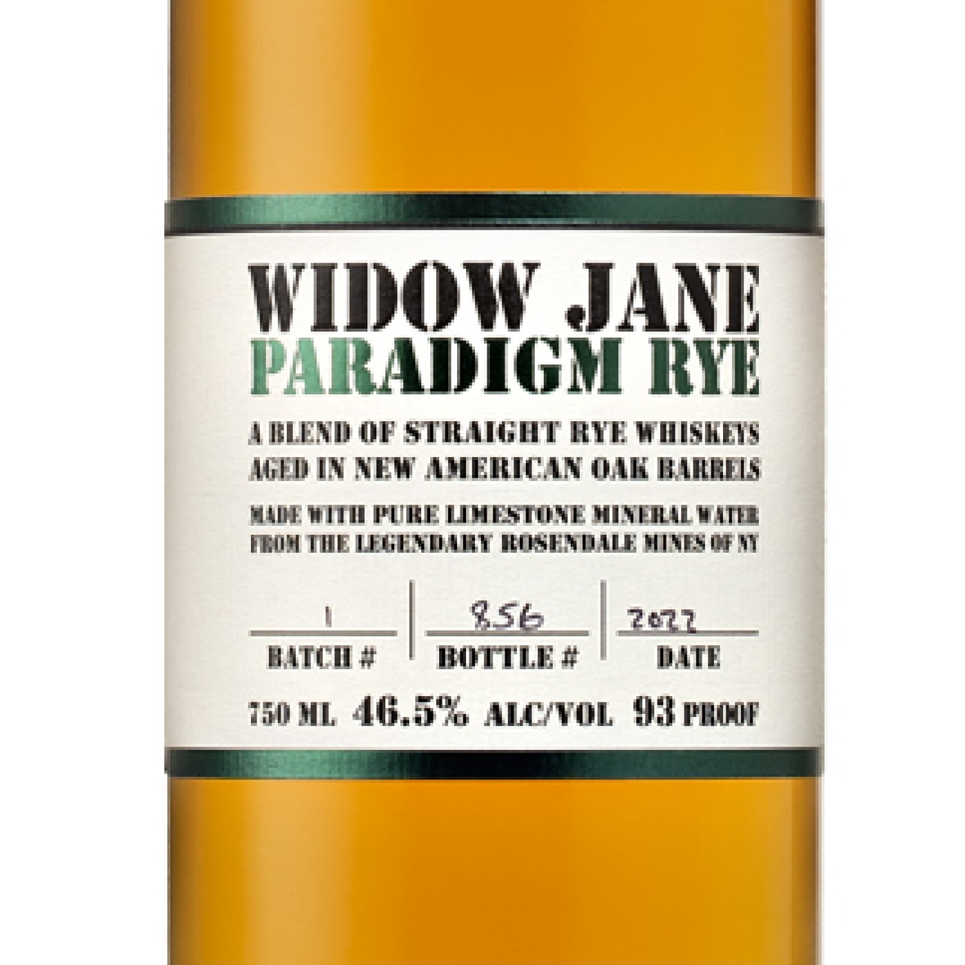 slide 2 of 2, Widow Jane Paradigm Rye, 750 ml