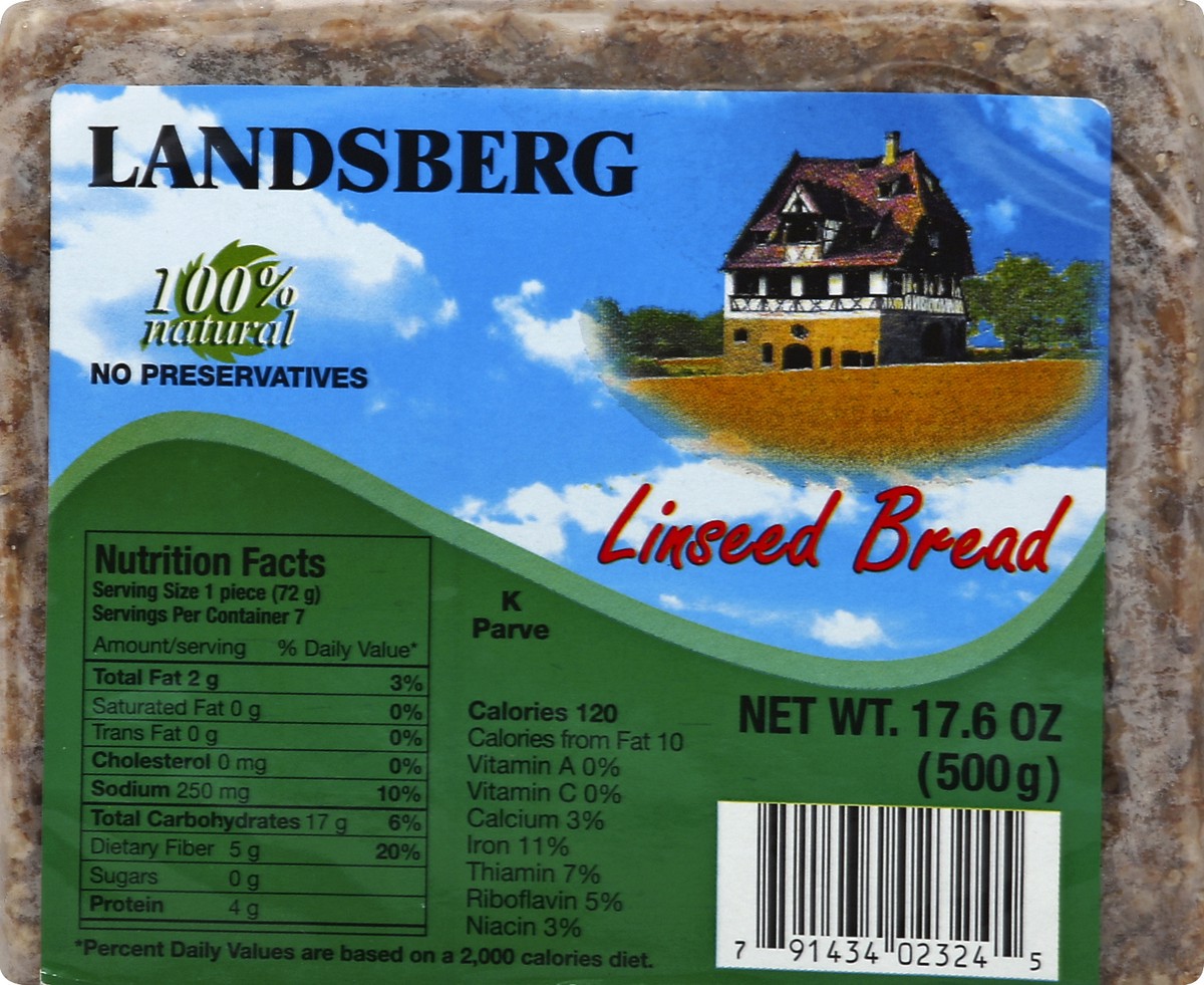 slide 5 of 5, Landsberg Bread 17.6 oz, 17.6 oz