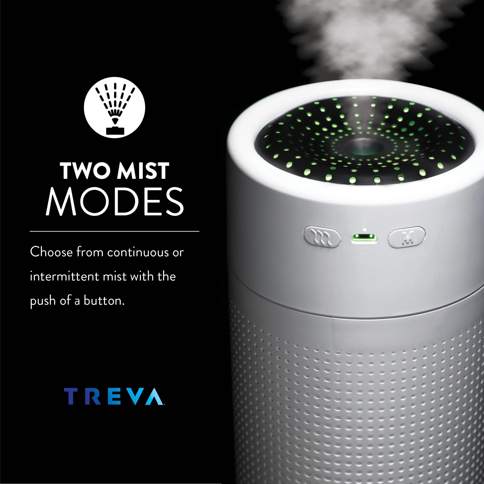 slide 5 of 6, Treva Rechargeable Humidfr Night Light L, 1 ct