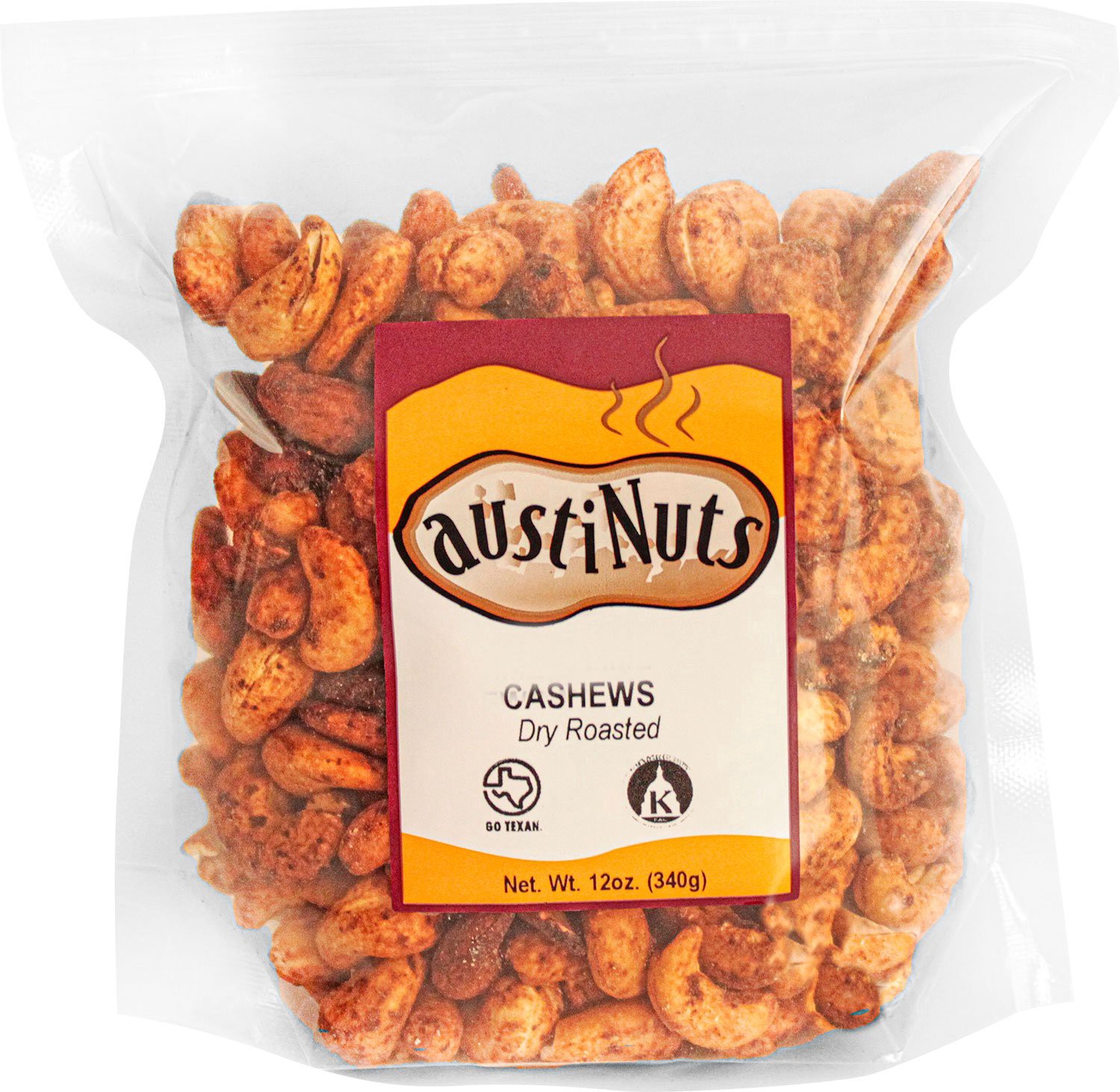 slide 1 of 1, Austinuts Cayenne Cashews, 12 oz
