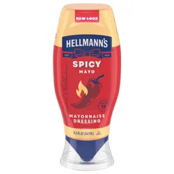 Hellmann's Spicy Mayonnaise Dressing Squeeze Bottle 11.5 oz