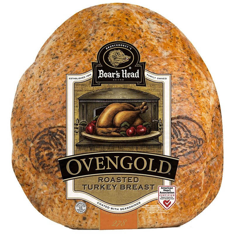 slide 1 of 1, Boar's Head Ovengold Roasted Turkey Breast, per lb