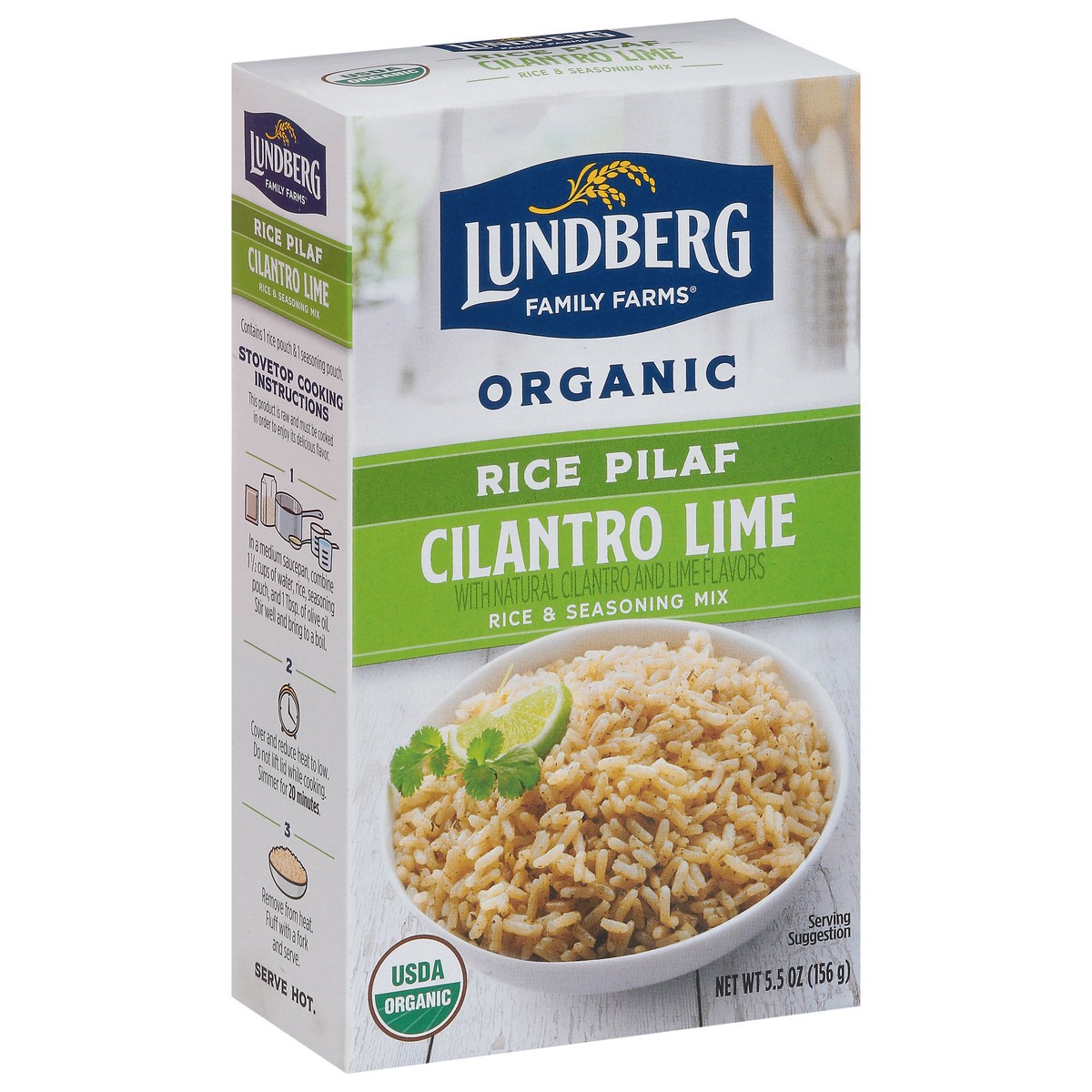 slide 2 of 11, Lundberg Family Farms Organic Cilantro Lime Rice Pilaf 5.5 oz, 5.5 oz