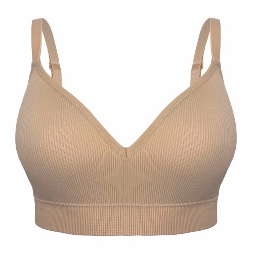 slide 1 of 1, Dip Small Seamless Ribbed Molded Padded Bra, 1 EA