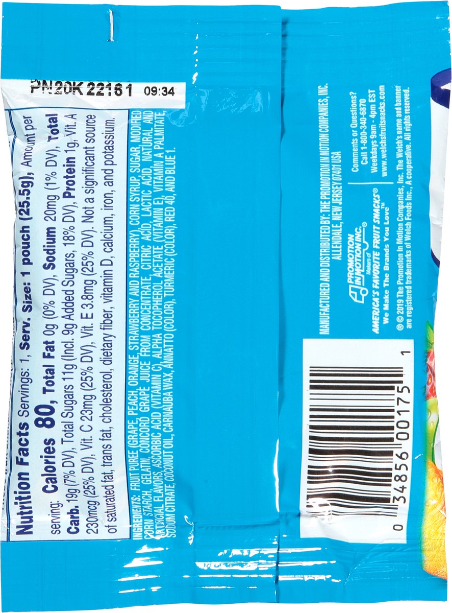 slide 10 of 10, Welch's Fruit Snacks, Mixed Fruit, 0.9 oz