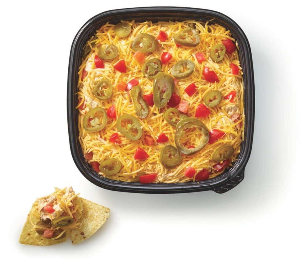 slide 1 of 1, Jalapeño Taco Dip Platter, per lb
