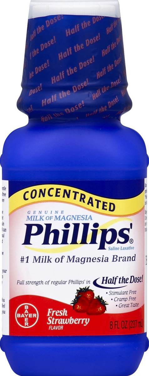 slide 2 of 4, Phillips' Genuine Fresh Strawberry Concentrated Milk of Magnesia 8 fl oz, 8 fl oz