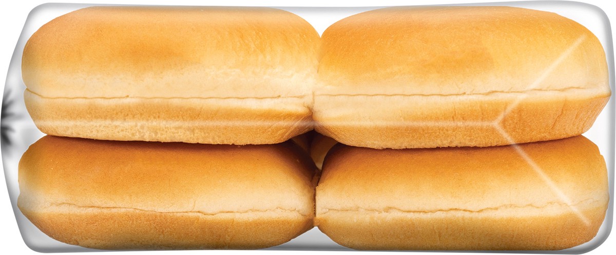 slide 4 of 13, Bunny Bread Hamburger Buns, Enriched Sliced White Bread Hamburger Buns, 8 Count, 8 ct