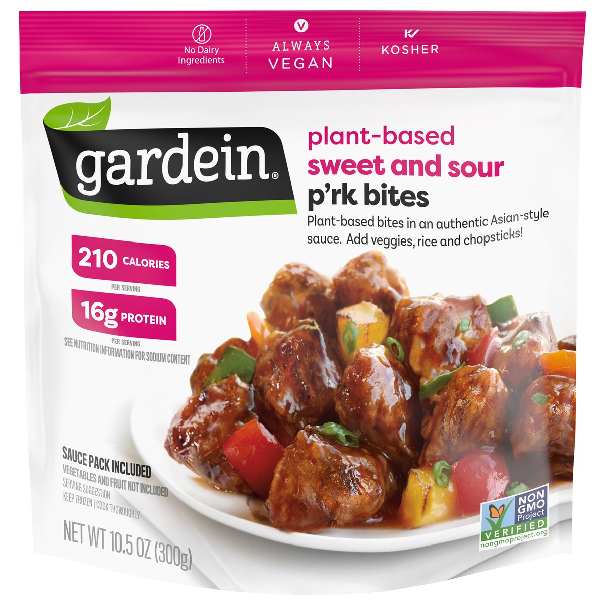slide 1 of 4, Gardein Plant-Based Sweet and Sour P'rk Bites 10.5 oz, 10.5 oz