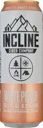 Incline Cider Company White Peach Hard Cider 19.2 fl oz