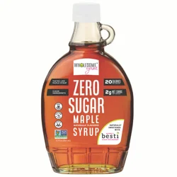 Wholesome Yum Zero Sugar Maple Syrup With Monk Fruit & Allulose - 100%
