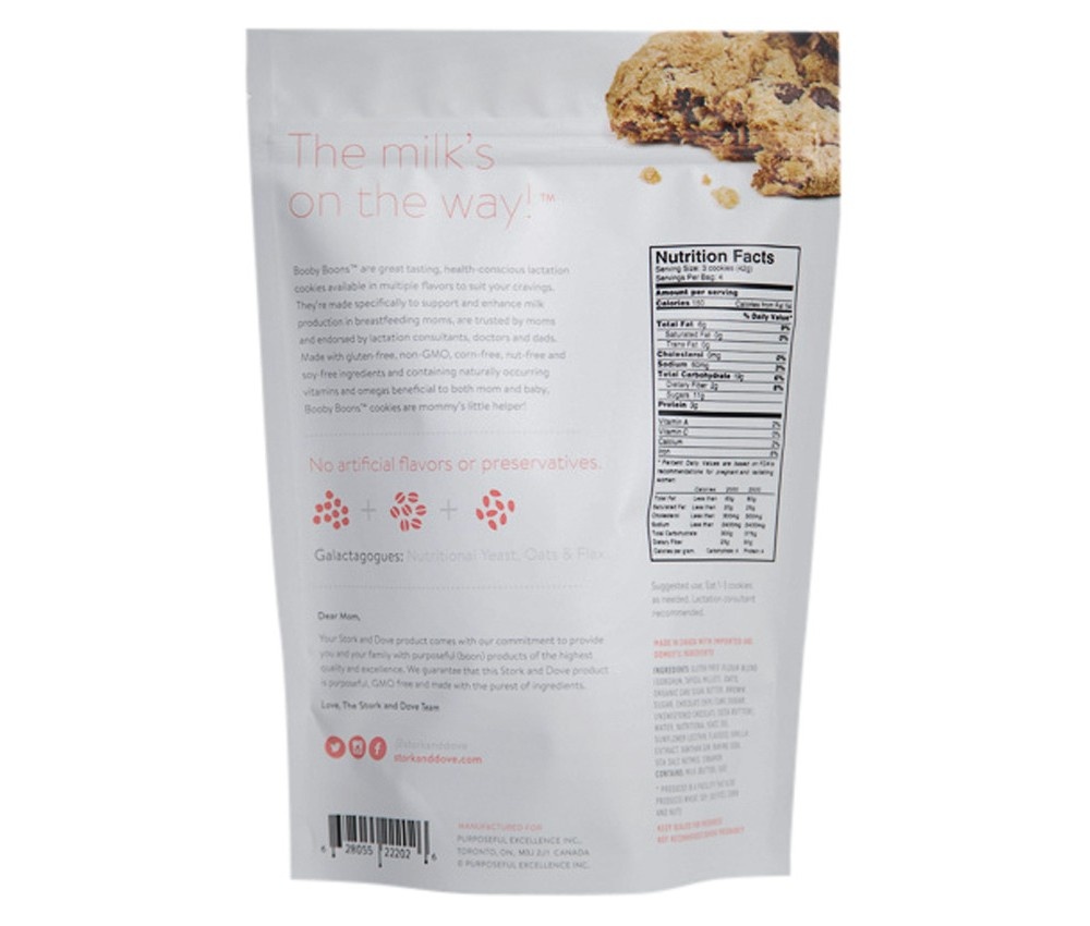 slide 3 of 4, Booby Boons Chocolate Chip Lactation Cookies, 6 oz