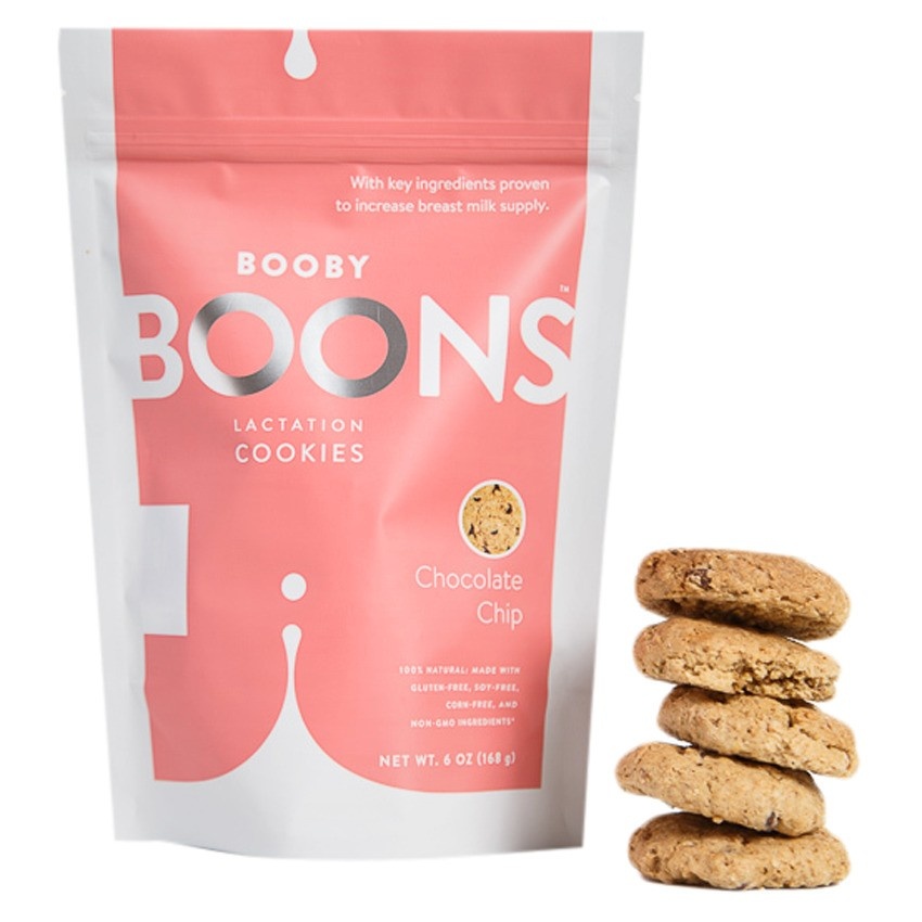 slide 1 of 4, Booby Boons Chocolate Chip Lactation Cookies, 6 oz