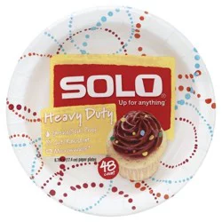 Solo AnyDay Paper Plates 6.785 Inch 48 ea