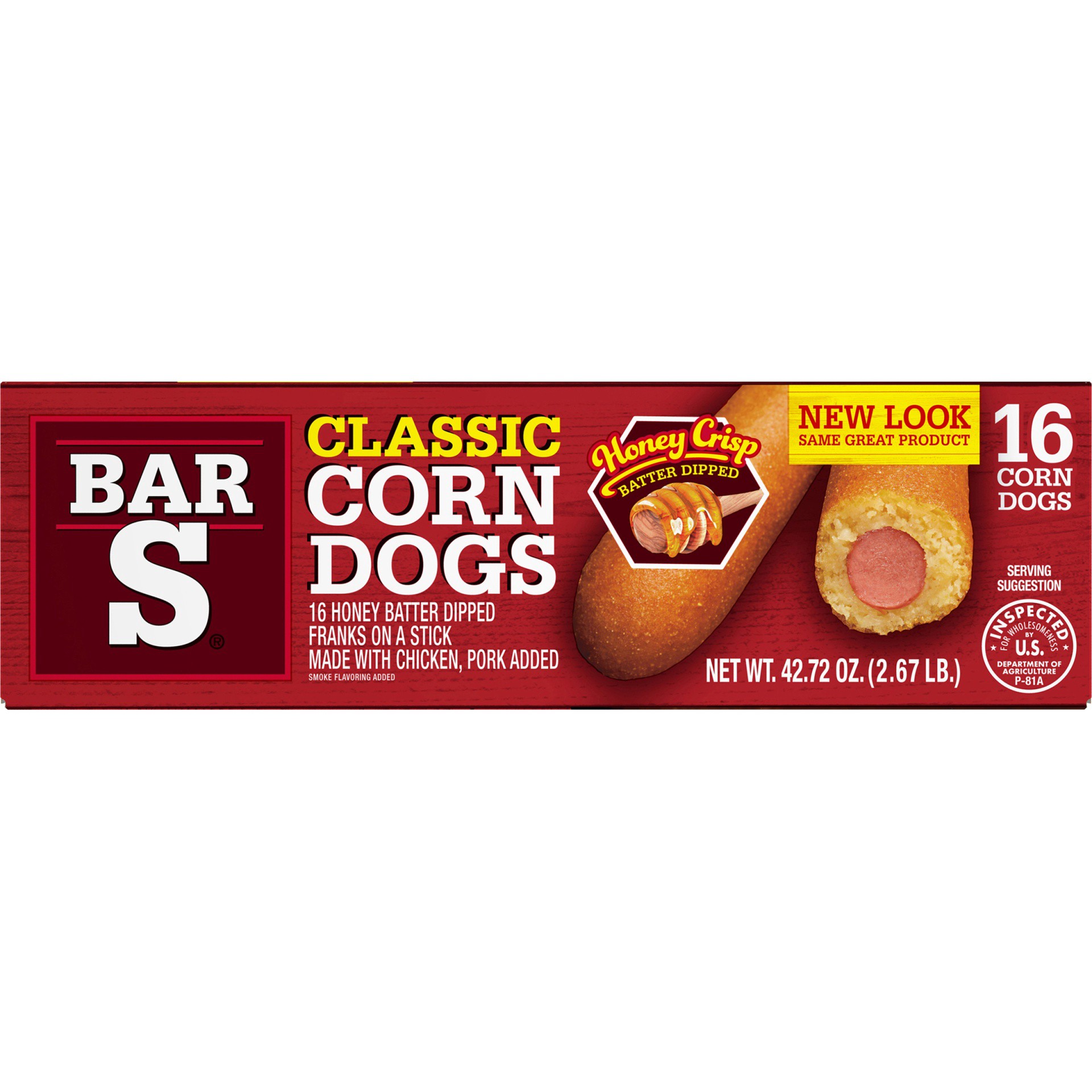 slide 4 of 7, Bar-S Classic Corn Dogs 42.72 oz. Box, 42.72 oz