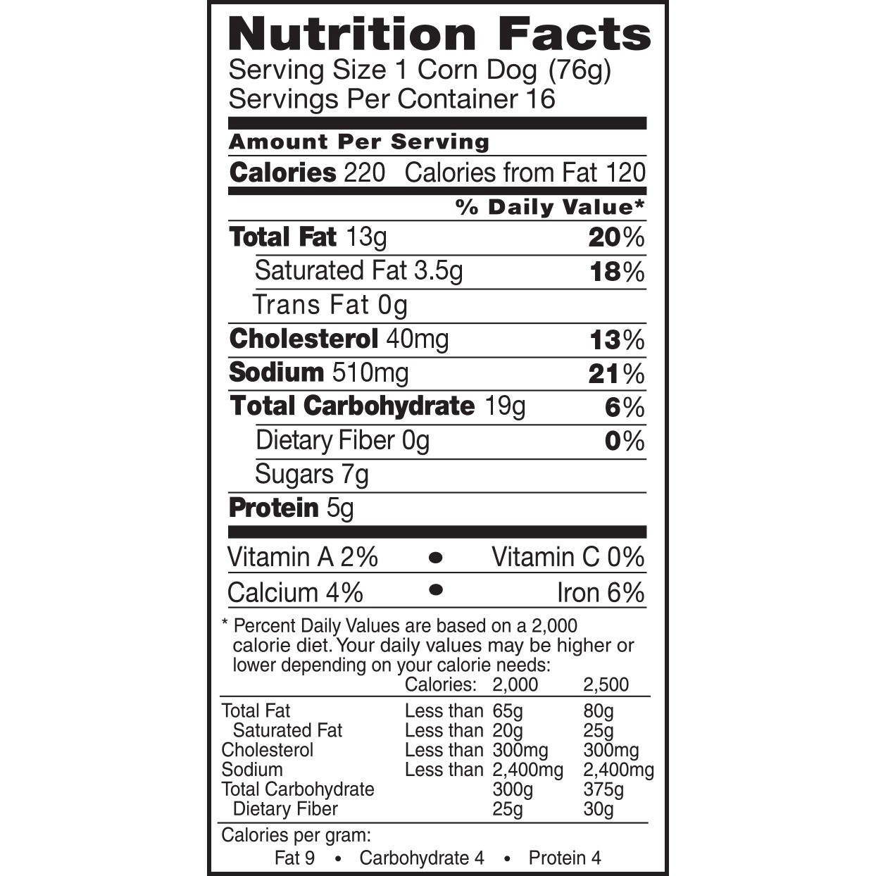 slide 7 of 7, Bar-S Classic Corn Dogs 42.72 oz. Box, 42.72 oz