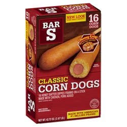 Bar-S Classic Corn Dogs 42.72 oz. Box