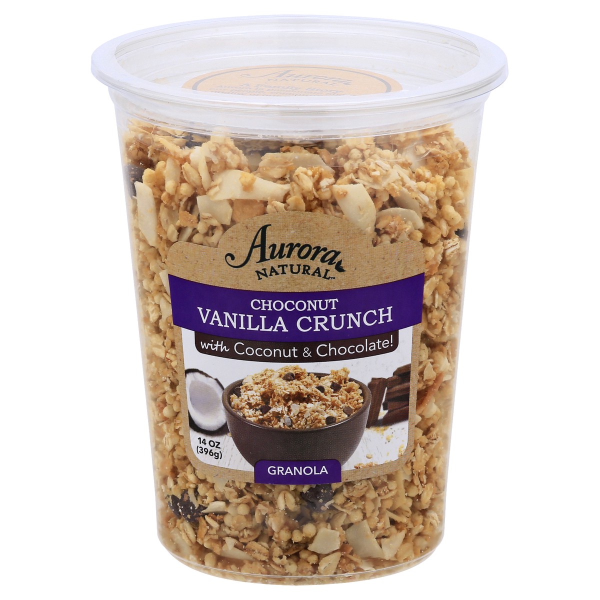 slide 3 of 12, Aurora Natural Choconut Vanilla Crunch Granola 14 oz, 14 oz