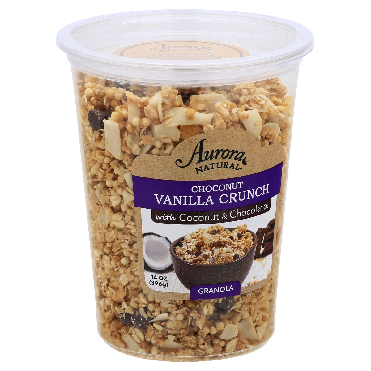 slide 11 of 12, Aurora Natural Choconut Vanilla Crunch Granola 14 oz, 14 oz