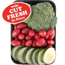 Weis Fresh Cut Broccoli, Grape Tomato, & Cucumber