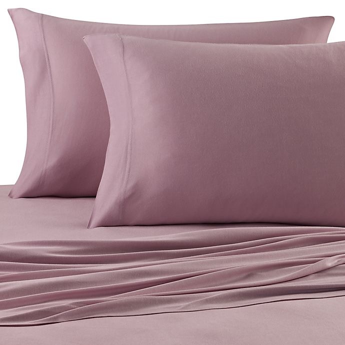 slide 1 of 1, Pure Beech 100% Modal Jersey Knit Full Sheet Set - Lilac, 1 ct