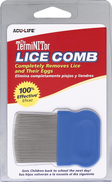 slide 1 of 1, Acu-Life Aculife Acu-Life Terminitor Lice Comb, 1 ct, 1 ct