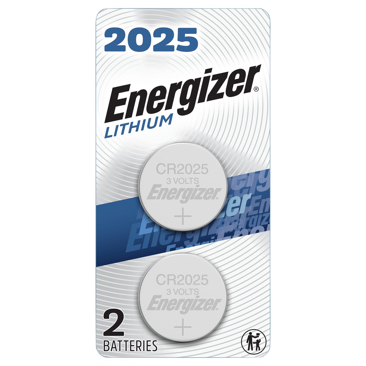 slide 1 of 3, Energizer 2025 Lithium Coin Batteries - 2 Count, 2 ct