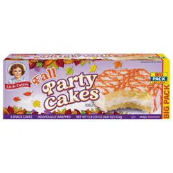 Snack Cakes, Little Debbie Big Pack Fall Party Cakes (Vanilla)