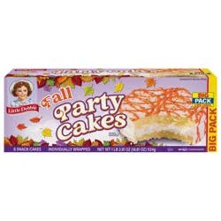 Snack Cakes, Little Debbie Big Pack Fall Party Cakes (Vanilla)