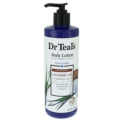 slide 1 of 1, Dr Teals Coconut Body Lotion, 16 oz