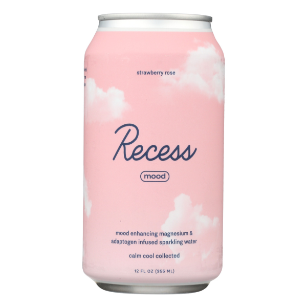 slide 1 of 1, Recess Strawberry Rose Sparkiling Water, 1 ct