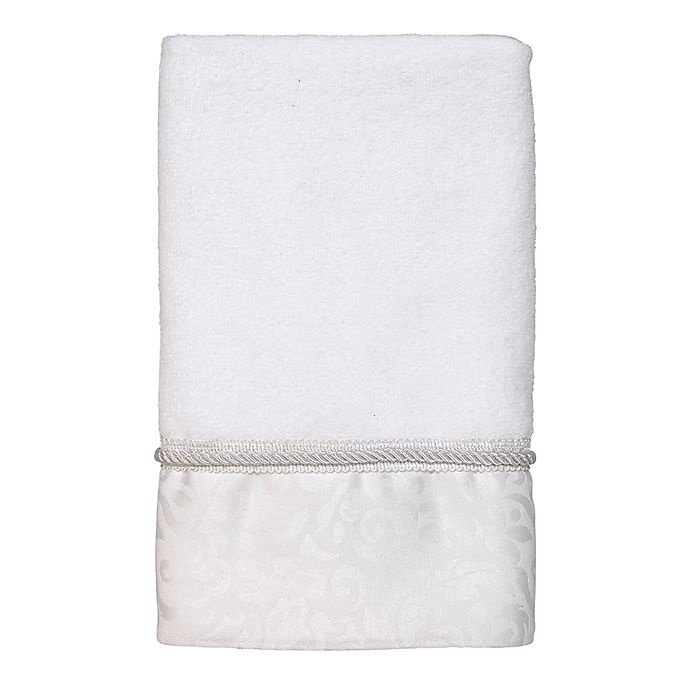 slide 1 of 1, Avanti Manor Hill Hand Towel - White, 1 ct