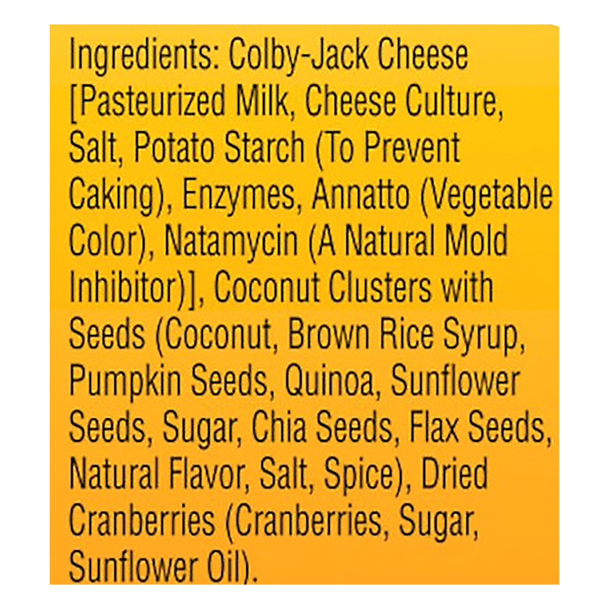 slide 6 of 9, Sargento 3 Pack Sunrise Colby Jack/Coconut Clusters Balanced Breaks 3 ea, 3 ct