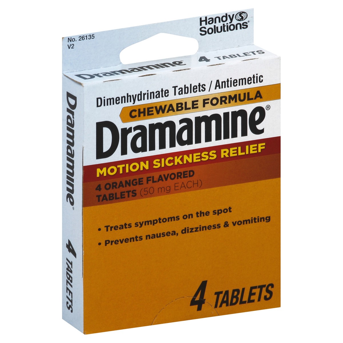 slide 3 of 5, Handy Solutions Dramamine 4 ea, 4 ct