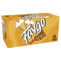 Faygo Creme Soda - 8 ct