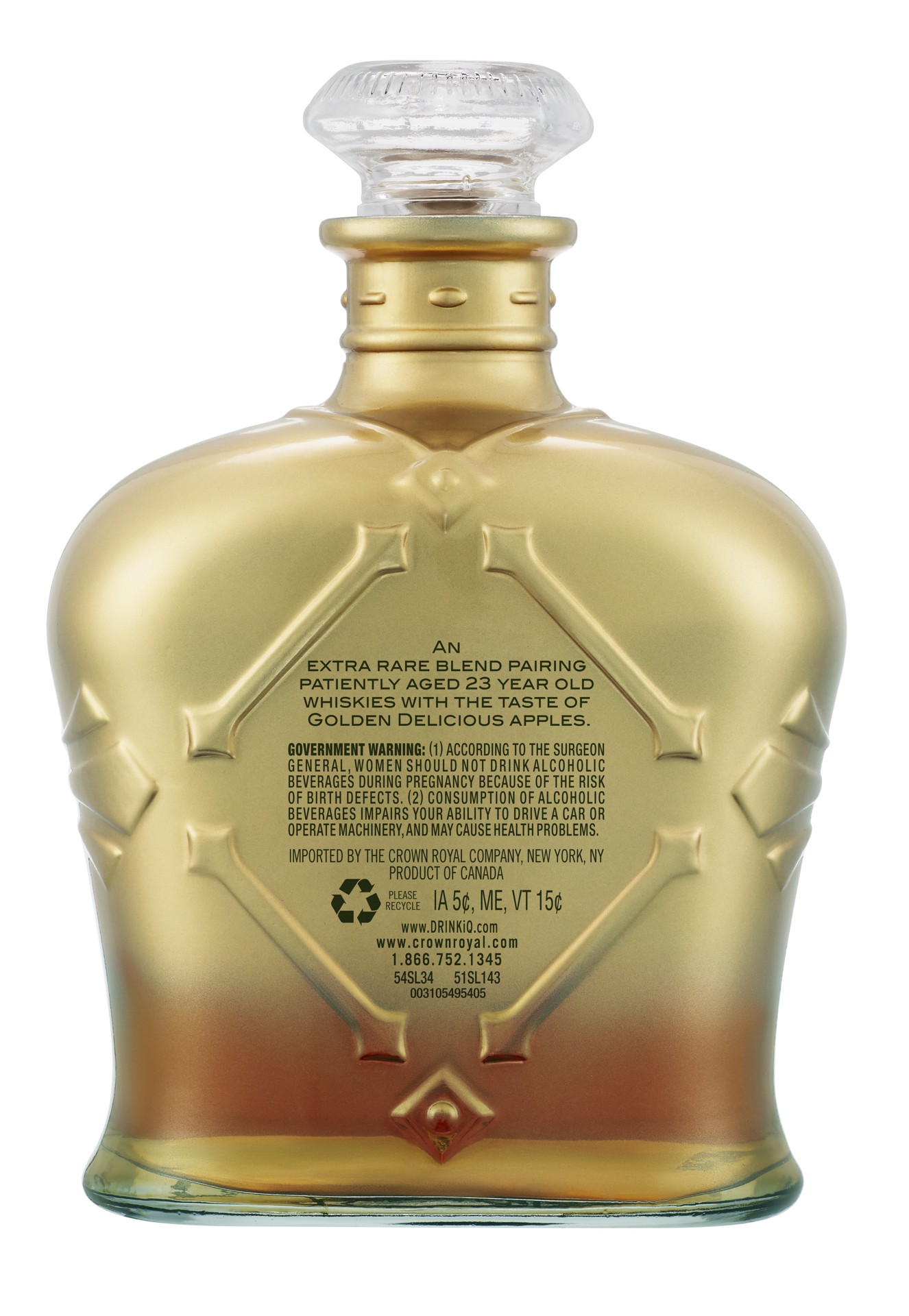 slide 3 of 4, Crown Royal Canadian Whisky Golden Apple 23Yr, 750 ml