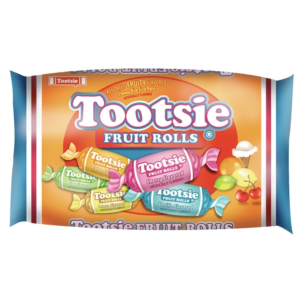 slide 1 of 1, Tootsie Roll Fruit Chews Tootsie Roll Fruit Flavor Candy, 15 oz