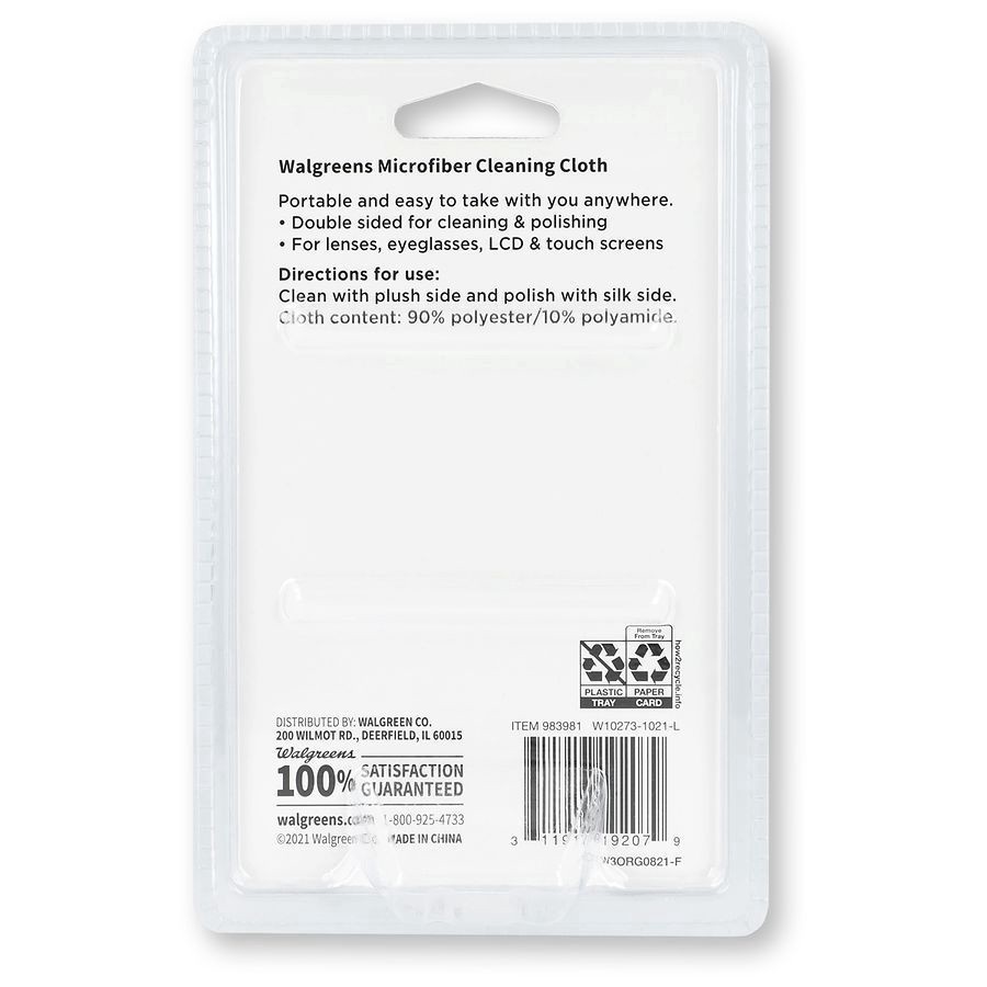 slide 3 of 4, Walgreens Microfiber Cleaning Cloth, 1 ct
