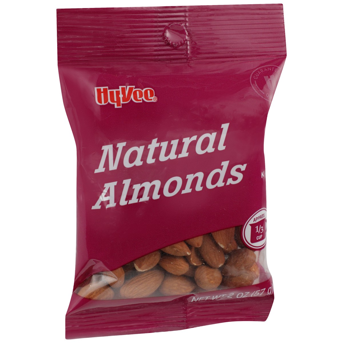 slide 5 of 8, Hy-vee Natural Almonds, 2 oz