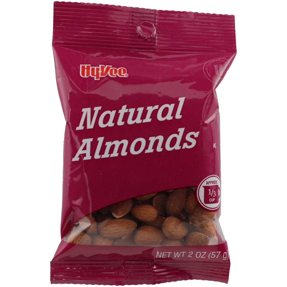 slide 7 of 8, Hy-vee Natural Almonds, 2 oz
