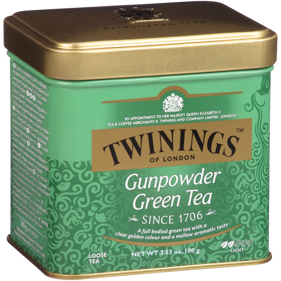 slide 2 of 7, Twinings Gunpowder Green Loose Tea Tin, 3.53 oz