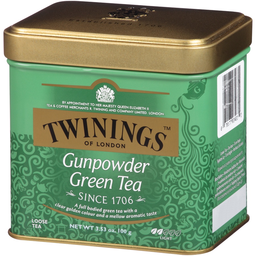 slide 3 of 7, Twinings Gunpowder Green Loose Tea Tin, 3.53 oz