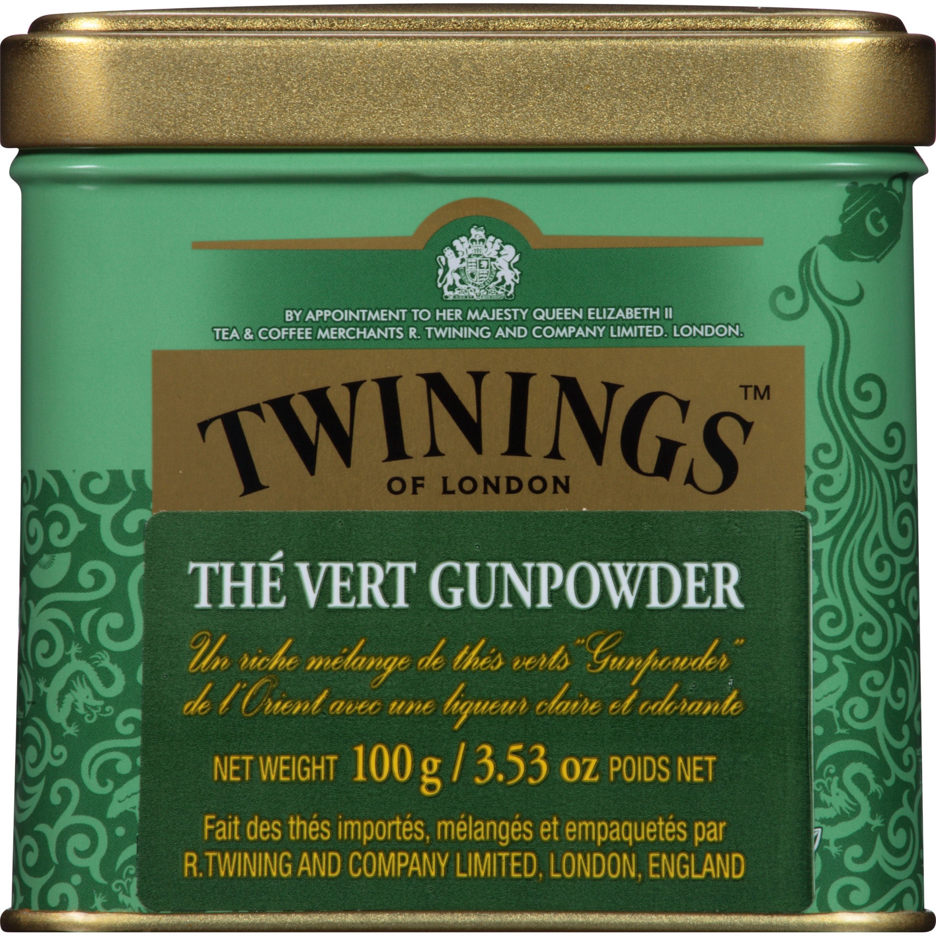 slide 6 of 7, Twinings Gunpowder Green Loose Tea Tin, 3.53 oz