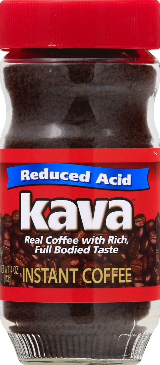 slide 12 of 12, Kava Reduced Acid Instant Coffee 4 oz, 4 oz
